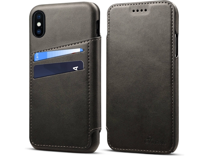 Funda iPhone XS Max WISETONY Suteni-56 Negro