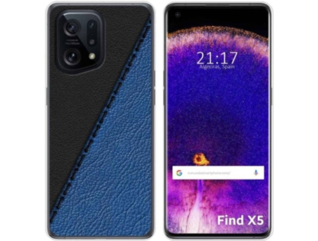 Carcasa para Oppo Find X5 5G TUMUNDOSMARTPHONE Dibujos Cuero 02 Multicolor