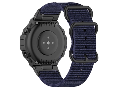Correa de nailon liberación rápida con hebilla 22mm para Huami Amazfit T-Rex/T-Rex Pro/Ares - azul