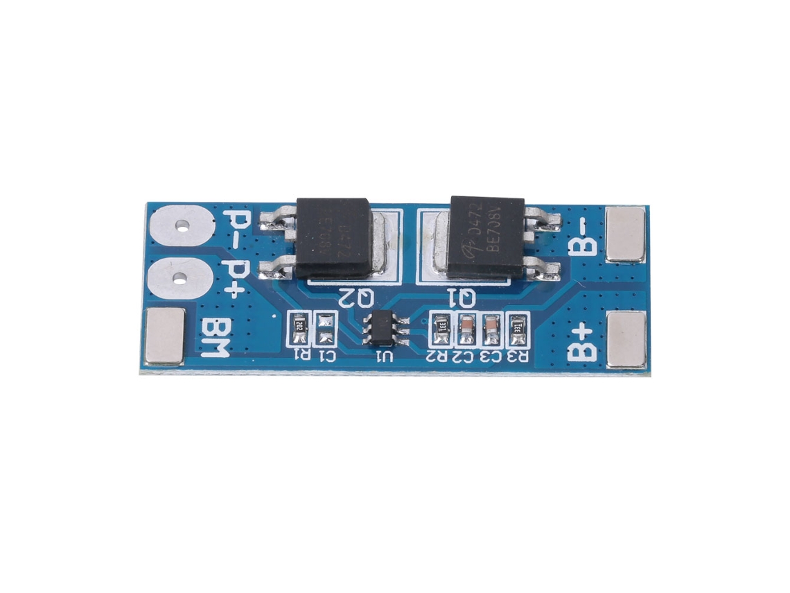 Placa De Protección Para Batería De Litio 18650 7.4v, Módulo Cargador De 2 Celdas, 5 Unidades