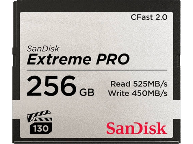 Tarjeta de Memoria SANDISK 128GB CFX600 CFast 2.0
