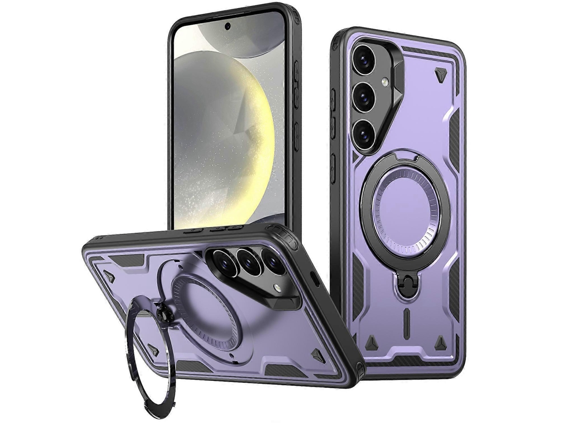 Funda Para Samsung Galaxy S25 Plus/s24 Plus Compatible Con Magsafe, Protección Militar, Pctpu, Soporte Para Teléfono.