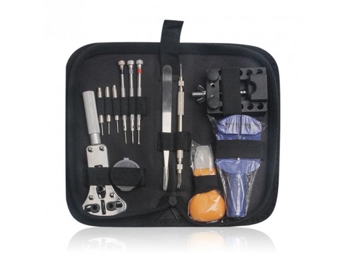 Kit de 30 herramientas para la reparación de relojes y pulseras.