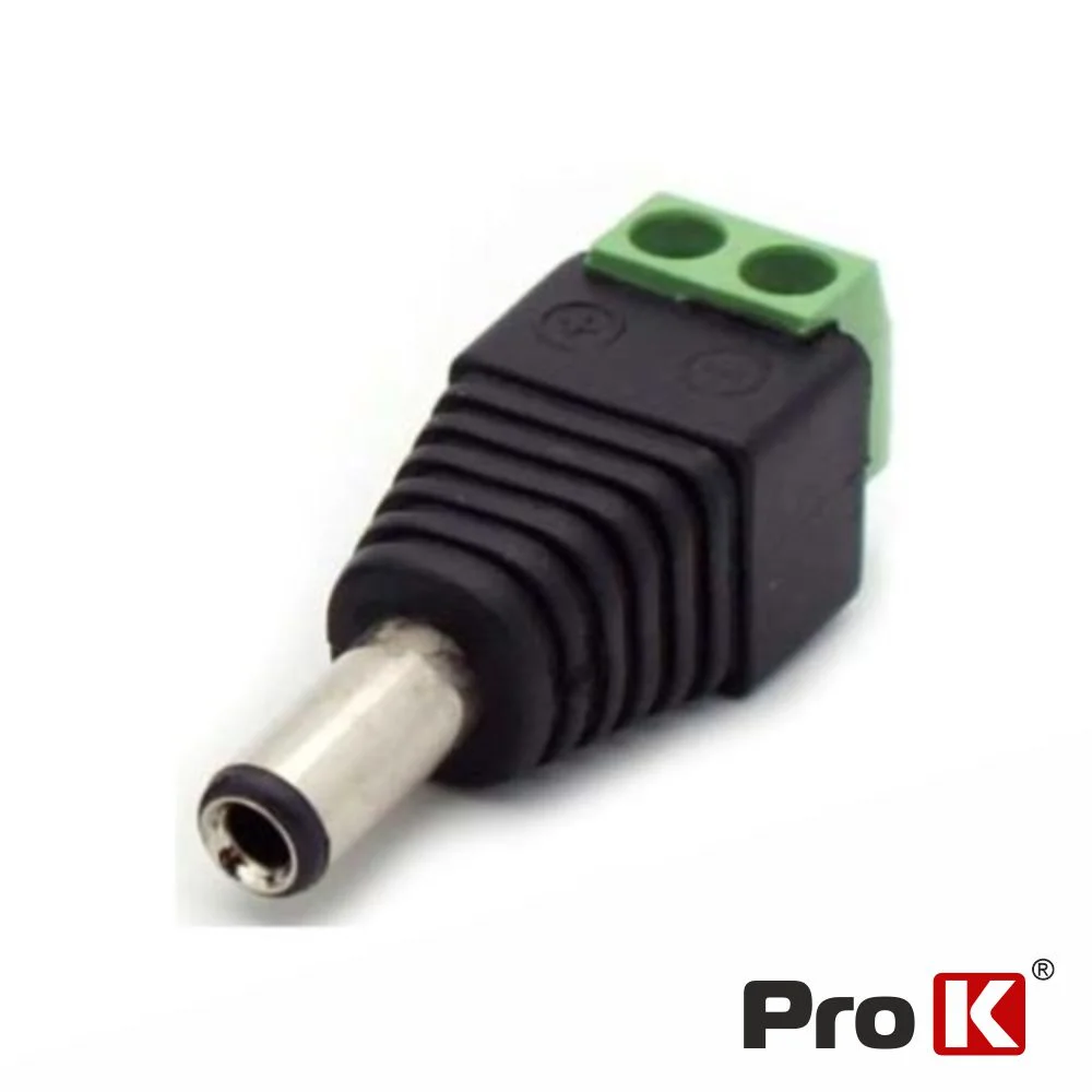 Conector de alimentación hembra DC 5,5x2,1mm (10 unidades) PRO K