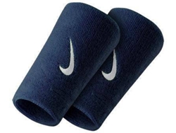 Muñequera Elástica NIKE swoosh doublewide (TU - Azul)
