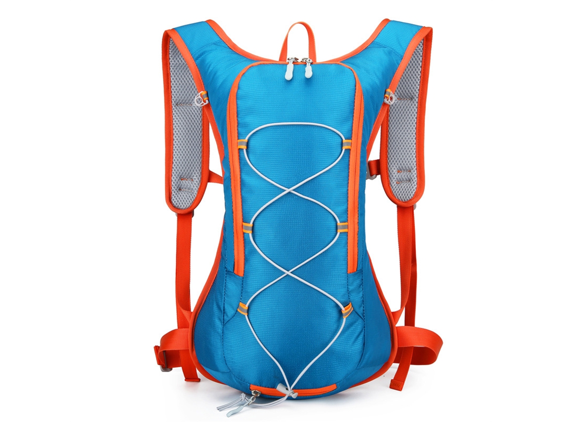Mochila multifuncional y ligera para ciclismo e hidratación, ideal para senderismo y montañismo. Azul. Hexinyigjly