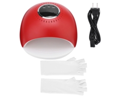 Lámpara Uv Led De 84w Para Uñas, Secador De Esmalte, Herramienta De Manicura Con Guantes