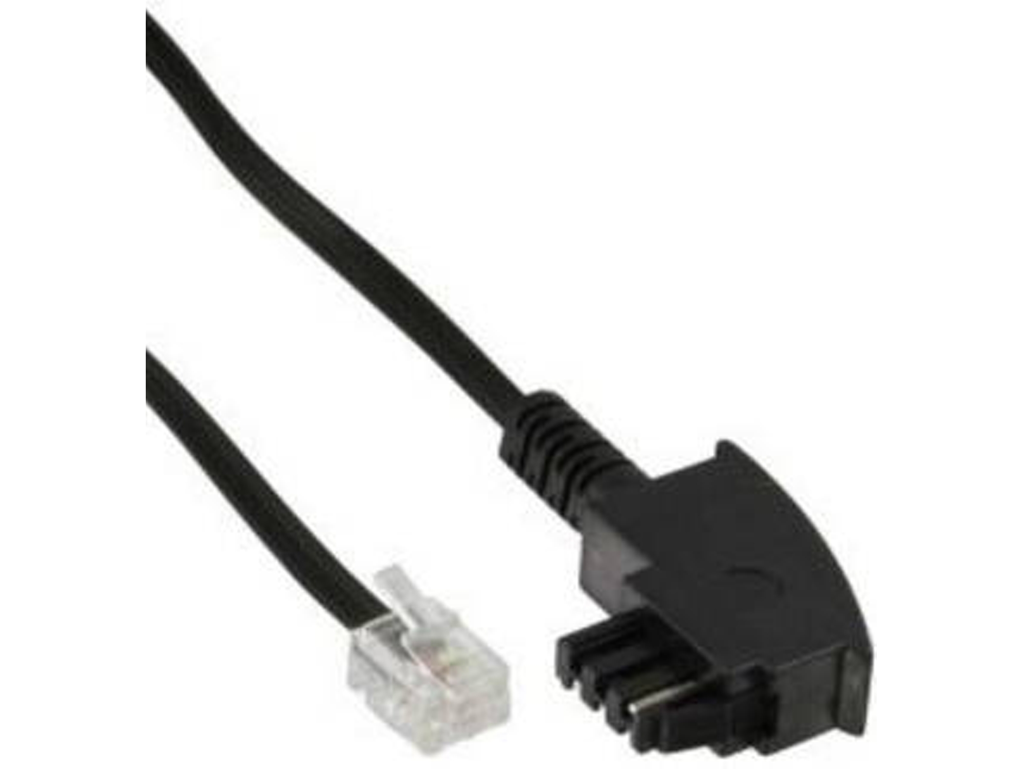Cable Telefónico INLINE 18901 (1m - Negro)