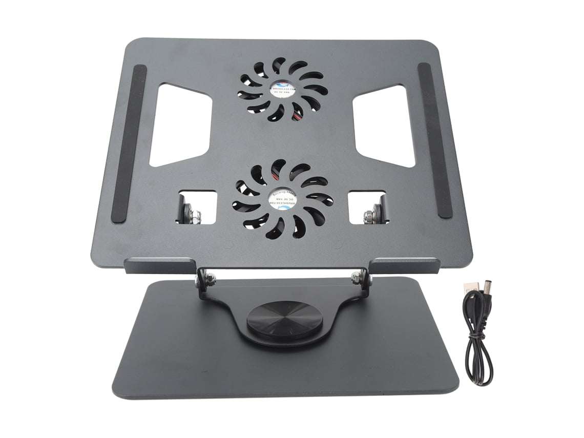 Suporte Para Notebook De Liga De Alumínio (rotativo, Ajustável Em Altura, Dissipação De Calor, Elevação)