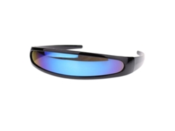 Gafas De Sol Futuristas Personalizadas Con Diseño De Robot Para Carnaval, Lentes Espejadas, Protección Uv 400.