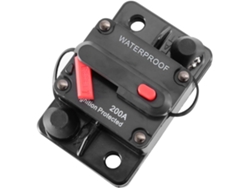 Disyuntor Impermeable De 200 A Con Reinicio Manual Y Terminales Dobles Para Automóviles Y Embarcaciones.