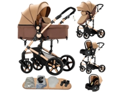 Portabebés tipo canguro, diseño plegable, soporte para bebés, 588-Caqui