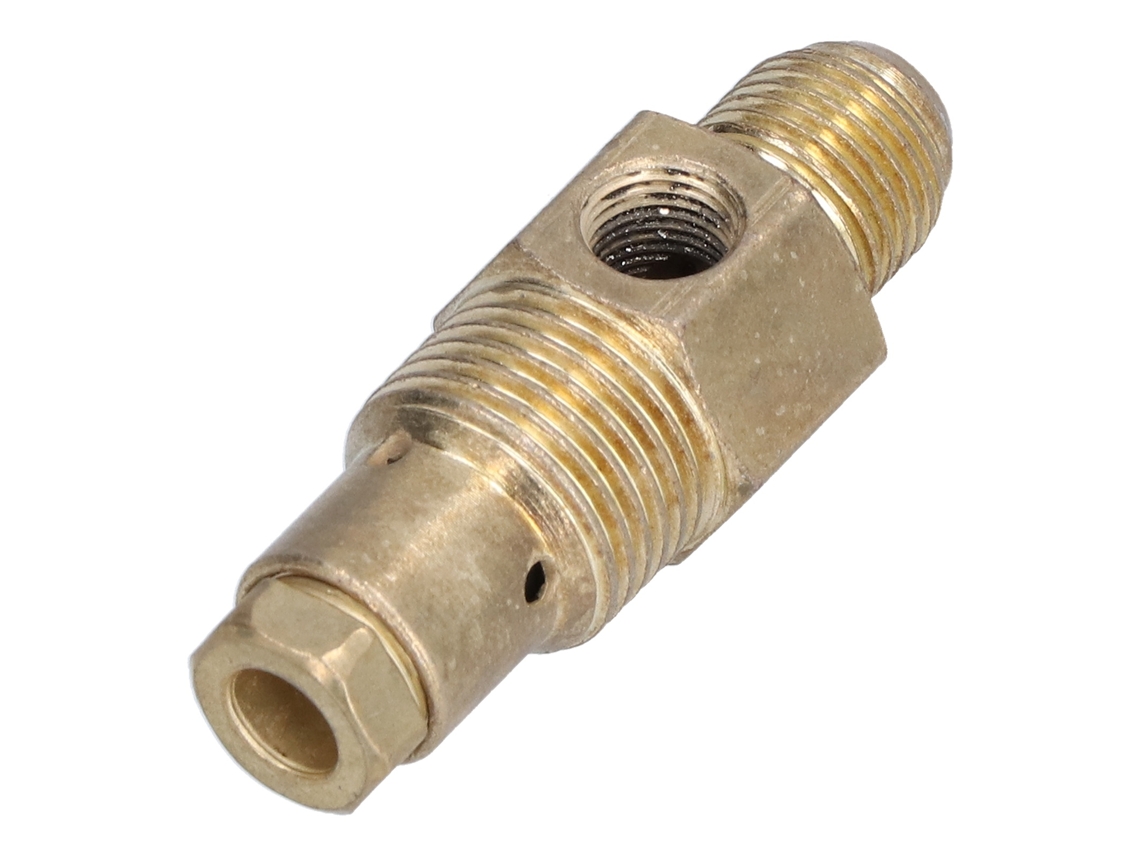 Válvula de retención metálica para compresor de aire, recta, unidireccional, accesorio de repuesto, 21 mm x 16 mm x 10 mm