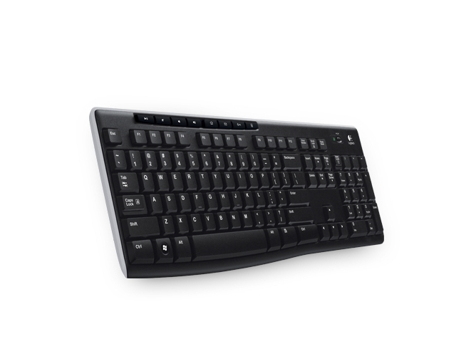 Teclado Logitech K270 (Inalámbrico - Layout Checo)