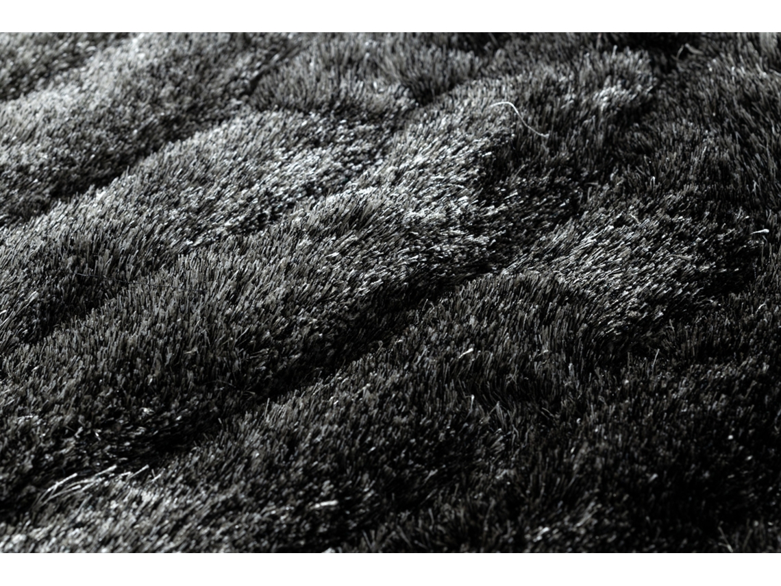 Alfombra Moderno Flim 008-B2 Lanudo, Circulos - Structural Gris (160 x 220 cm)