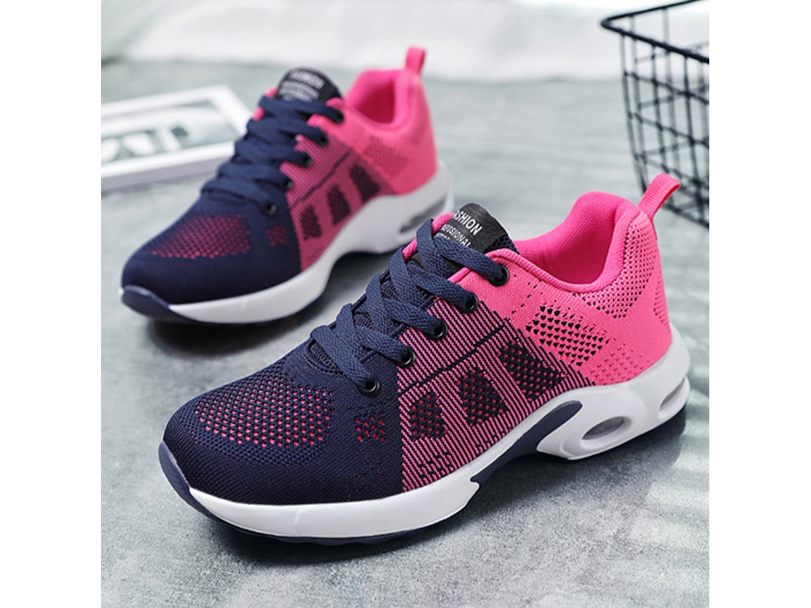 Zapatillas Deportivas Ligeras Y Transpirables Para Mujer Con Amortiguación Resistente A Los Impactos Para Caminar Y Correr.