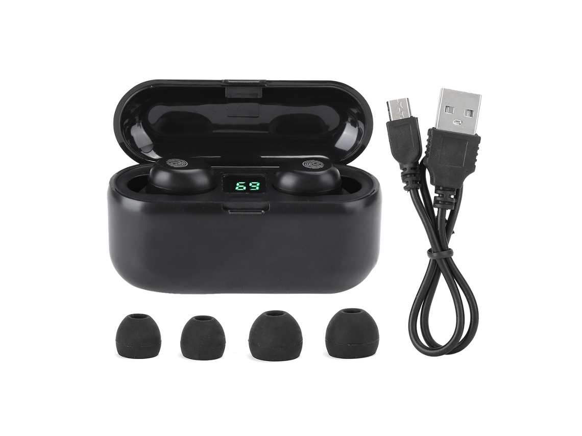 Auriculares Inalámbricos Bluetooth 5.1 Con Pantalla Led Digital Y Batería De Larga Duración.