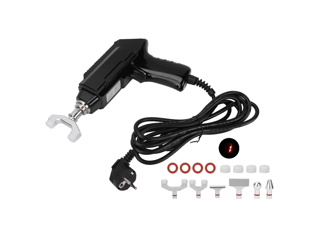 KOFIHETY Masajeador Eléctrico Ajustable para Columna con Calor, Corrector de Postura Regulable (Enchufe UE 220V)