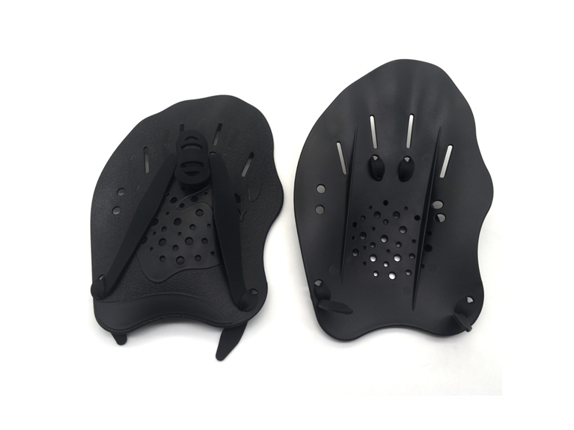Pala Contour Para Todos Los Estilos De Natación. Material Ligero De Policarbonato. Palas Hidrodinámicas Con Correas De Tubo Mejoradas Para Una Trayect