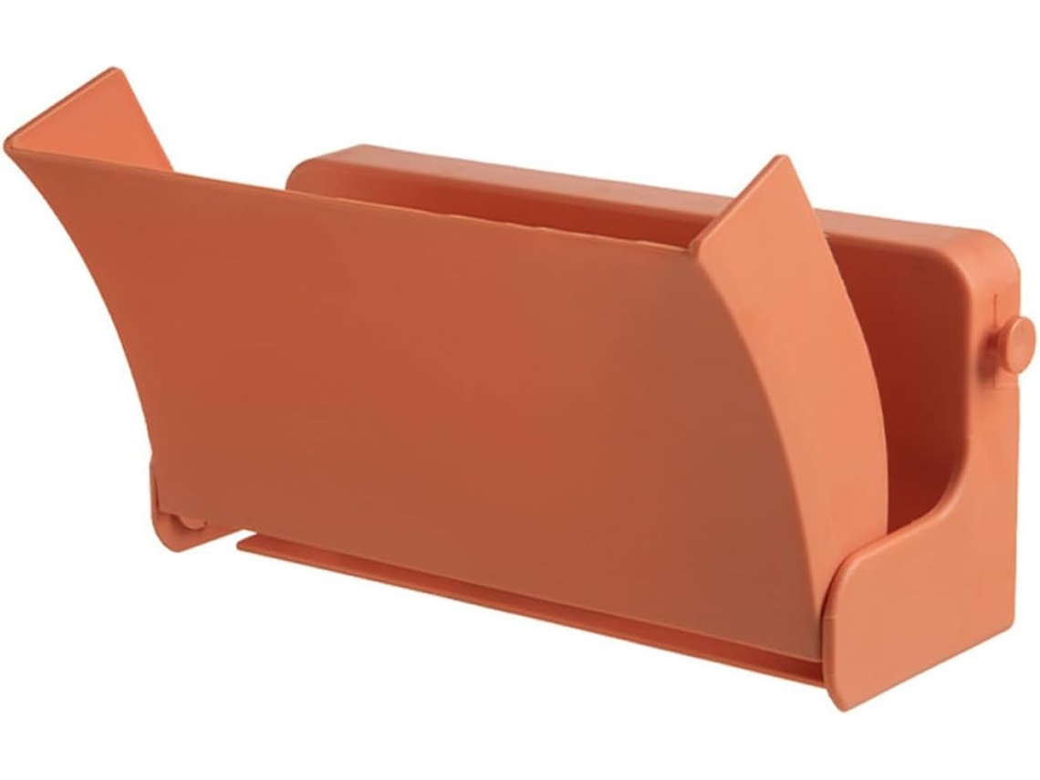 Zapatero Plegable Naranja Instalación Puerta Requiere Perforación Organizador Colgante Multifuncional