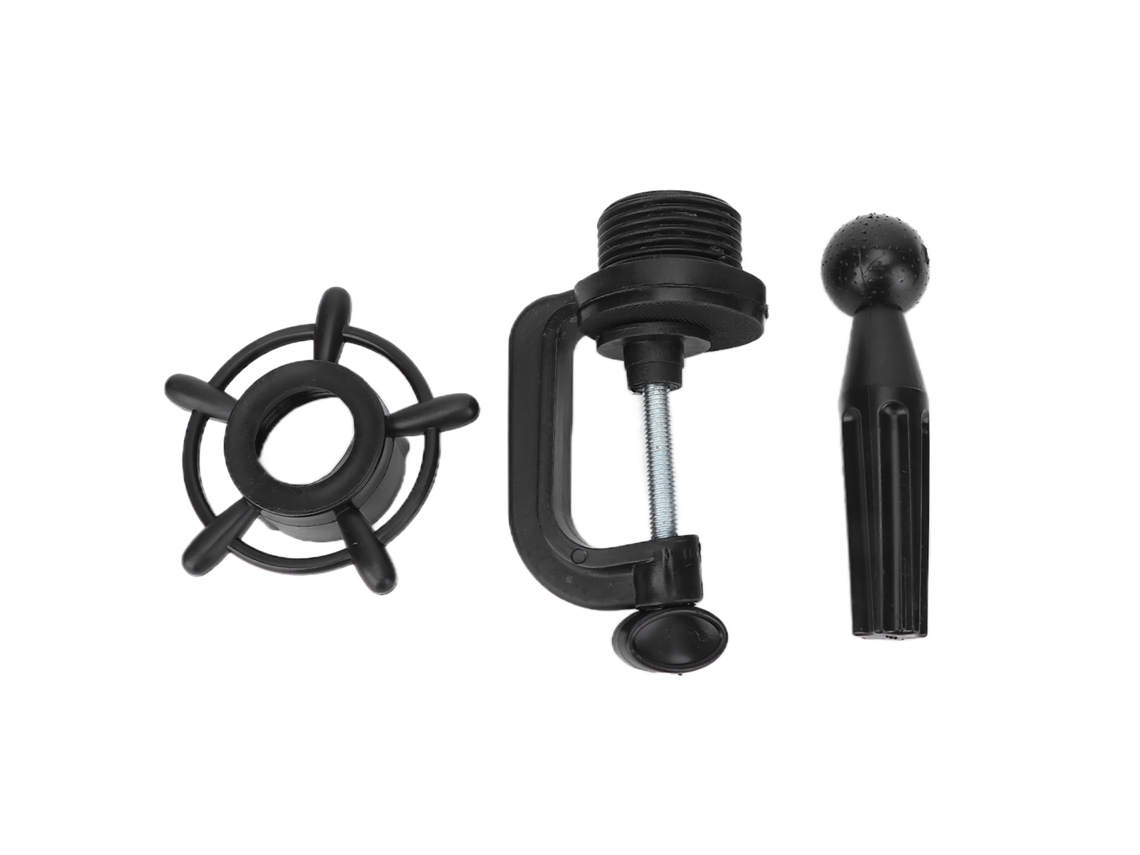 Soporte y abrazadera ajustables para cabeza de maniquí 2026, ideal para centros de formación y salones de belleza.