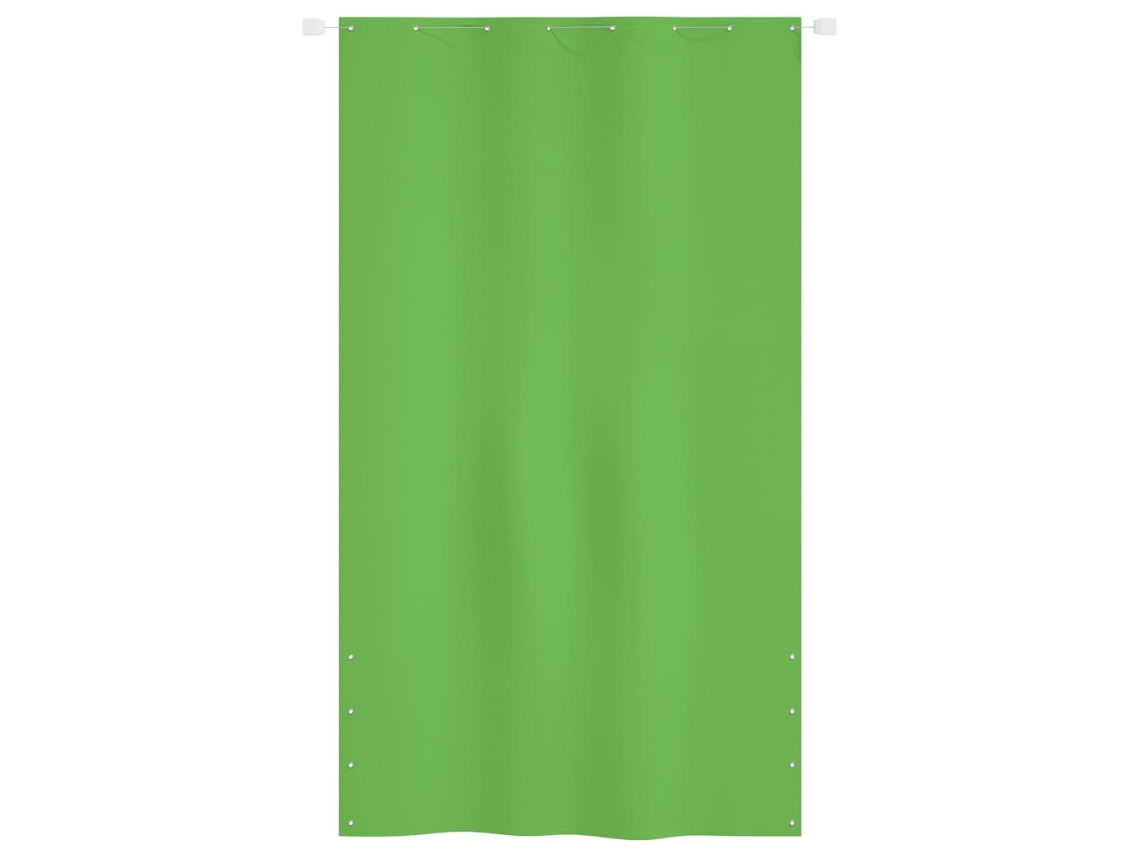 Maison Exclusive - Toldo Pantalla Para Balcón Tela Oxford Verde Claro 140x240 Cm