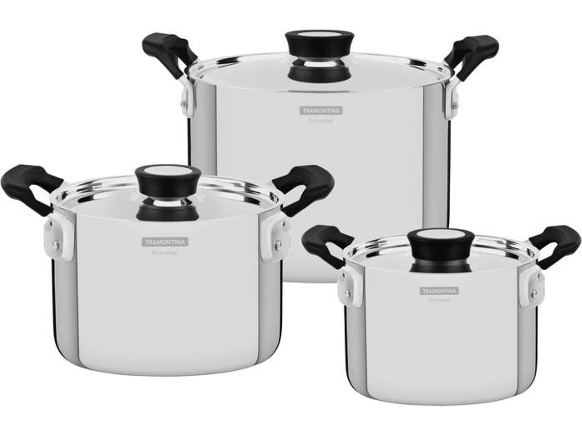 Batería de Cocina TRAMONTINA  (Acero)