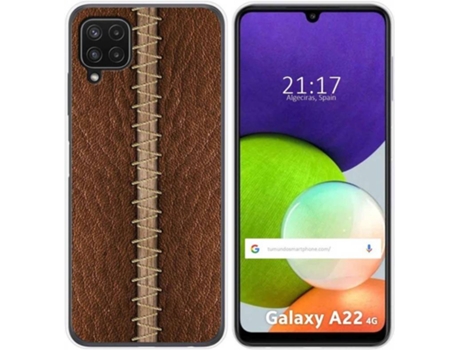 Carcasa Samsung Galaxy A22 4G / M22 TUMUNDOSMARTPHONE Cuero 01 Multicolor