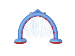 Arco de agua inflable con chorros de agua. 260 x 180 cm. Presa.