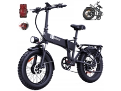 Bicicleta Eléctrica RIDSTAR H20 Pro Plegable Doble Motor 2*1000W 50km/h 23Ah Autonomía Máxima 100KM 20*4.0 Fat Tyre