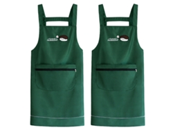 Delantal Con Tirantes Mujer Conjunto De Ropa De Trabajo Impermeable Y Anti-grasa Para Cocina Estilo Japonés