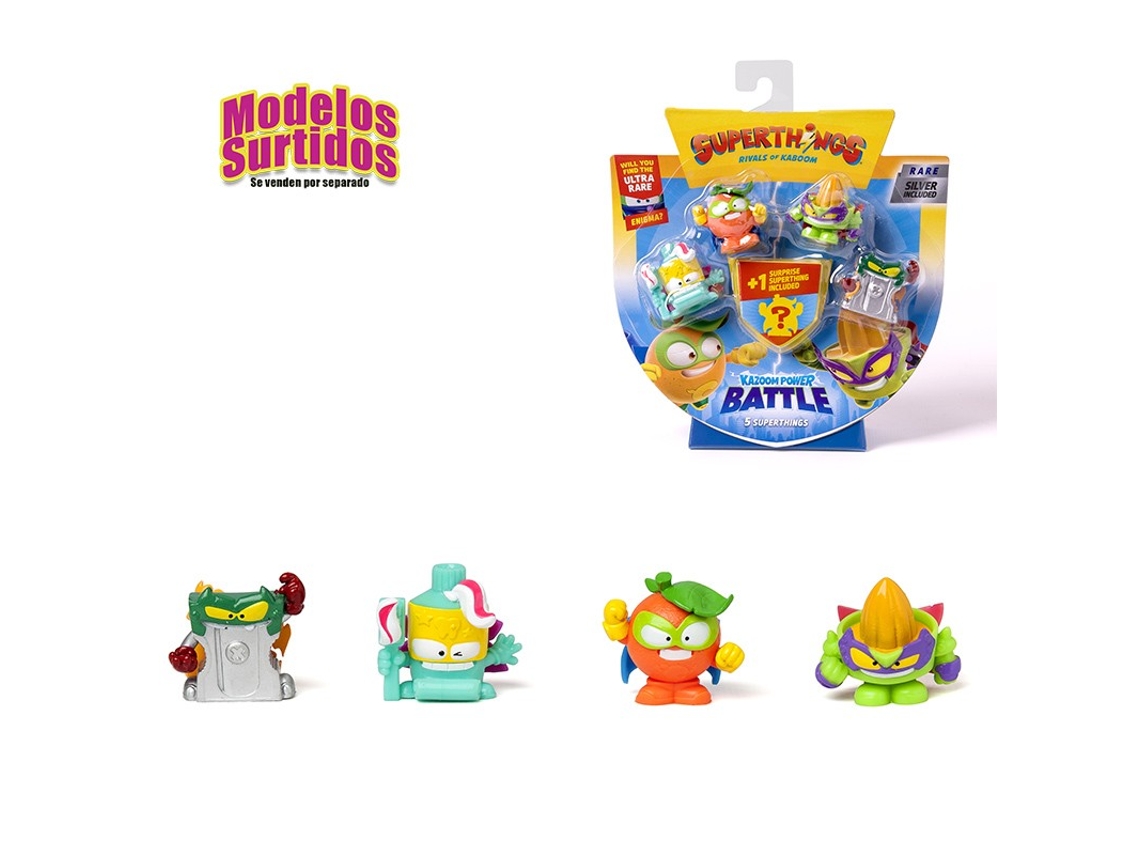 SUPERTHINGS Kazoom Power Battle Pack de 5 Surtidos