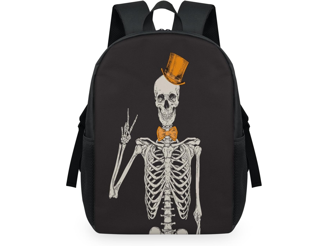 Mochila Tropicallife Diseño Calavera Para Niños Niñas Hombres Mujeres Mochila Escolar Informal Portátil