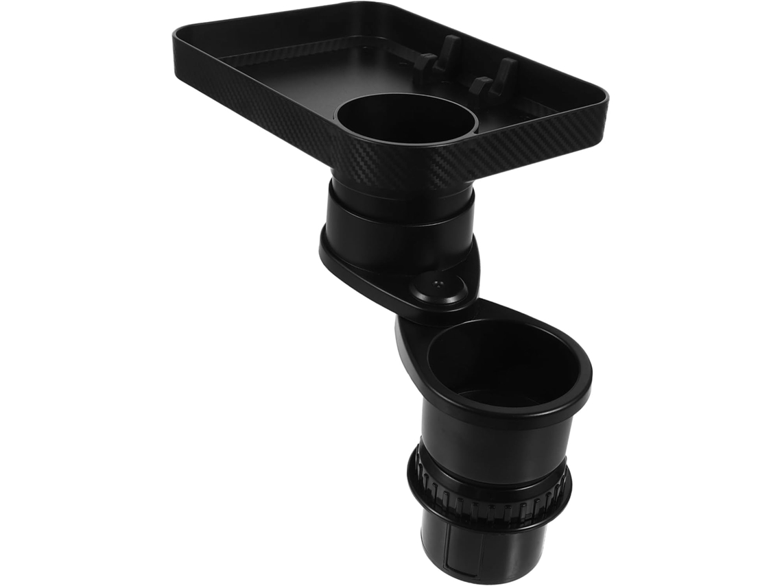 Bandeja Giratória Extensível Para Porta-copos De Carro Com Ângulos Ajustáveis.