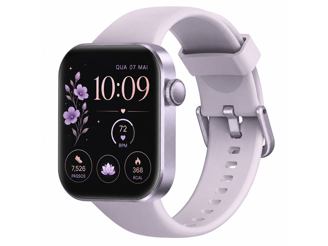 Smartwatch Dm60 (pantalla Hd 1,85" - Llamadas Bluetooth - 140 Modos Deportivos - Morado)