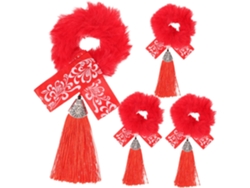 6 Pares De Flequillos Para Festivales Para Adultos (accesorios Para El Cabello)
