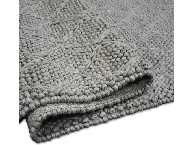 Alfombra DYWANY LUSZCZOW Hills 93520 (Gris - 160 x 230 cm - Lana)