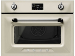 Horno Micro-ondas SMEG SO4902M1P (40 L - 59.7 cm - Hidrolítico - Crema)