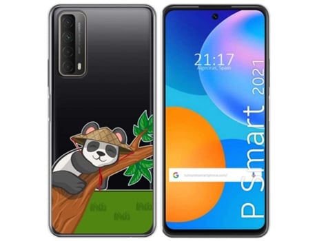 Carcasa Huawei P Smart 2021 TUMUNDOSMARTPHONE Dibujos Transparente Multicolor