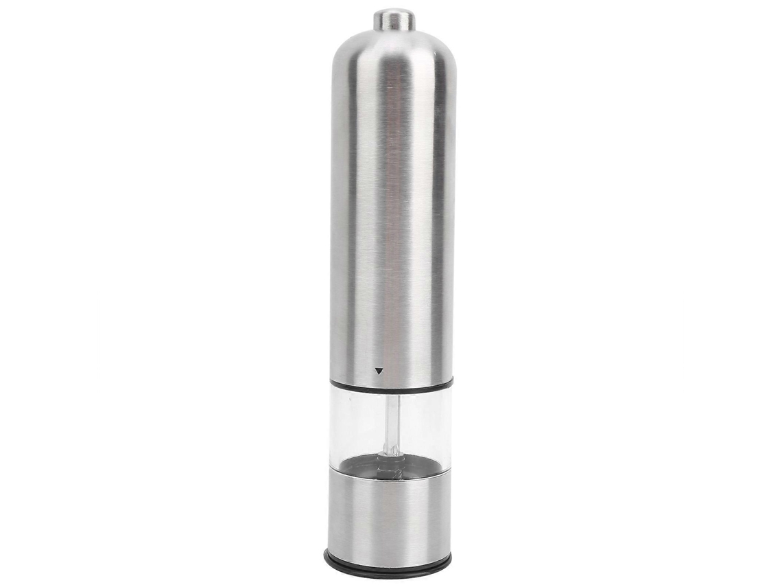 Molinillo de sal y pimienta eléctrico de acero inoxidable Rosewell, automático y funciona con pilas.