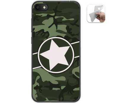 Carcasa Alcatel 1V 2019 TUMUNDOSMARTPHONE Camuflaje 01 Multicolor