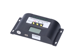 2026dz-controlador De Carga Solar Inteligente Con Temporizador Ajustable Y Pantalla Lcd Para Cargas Cc 20a