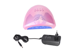 Lámpara De Secado De Uñas Led De 48 W, Herramienta De Manicura Para Esmalte En Gel (rosa)