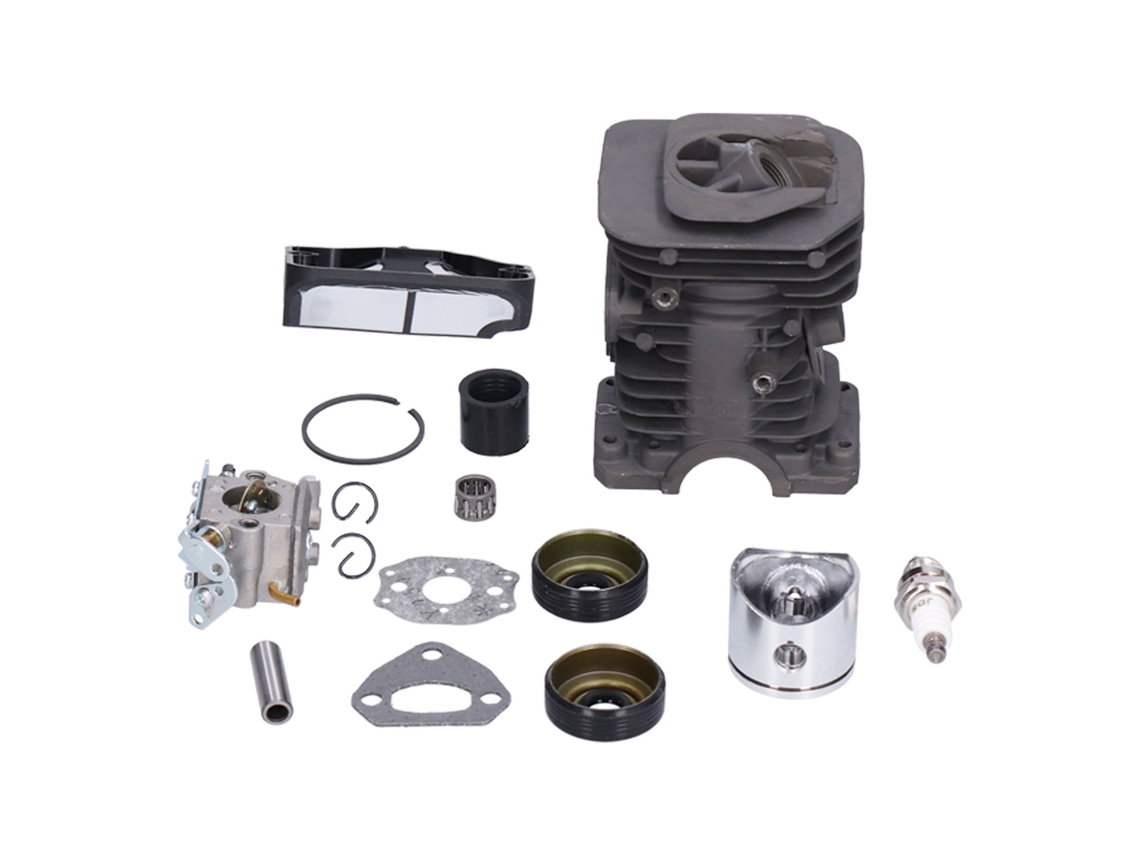 Kit De Cilindro, Pistón, Carburador Y Filtro De Aire Para Motosierras Husqvarna 136, 137, 141 Y 142.
