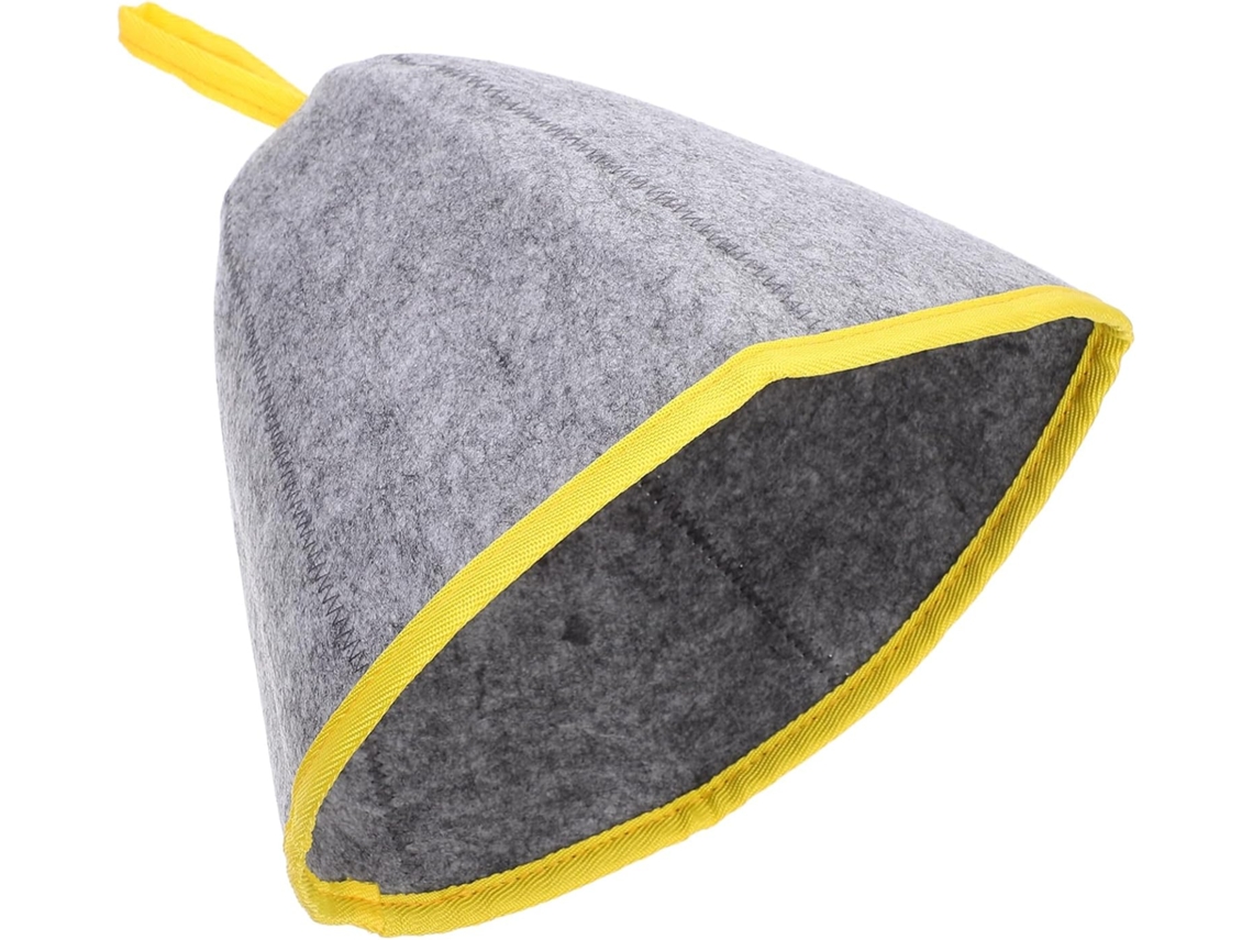 Gorro De Sauna De Fieltro Inoomp Con Ribete Reforzado, Ligero, Transpirable Y Absorbente De Agua, Gorro De Baño Térmico