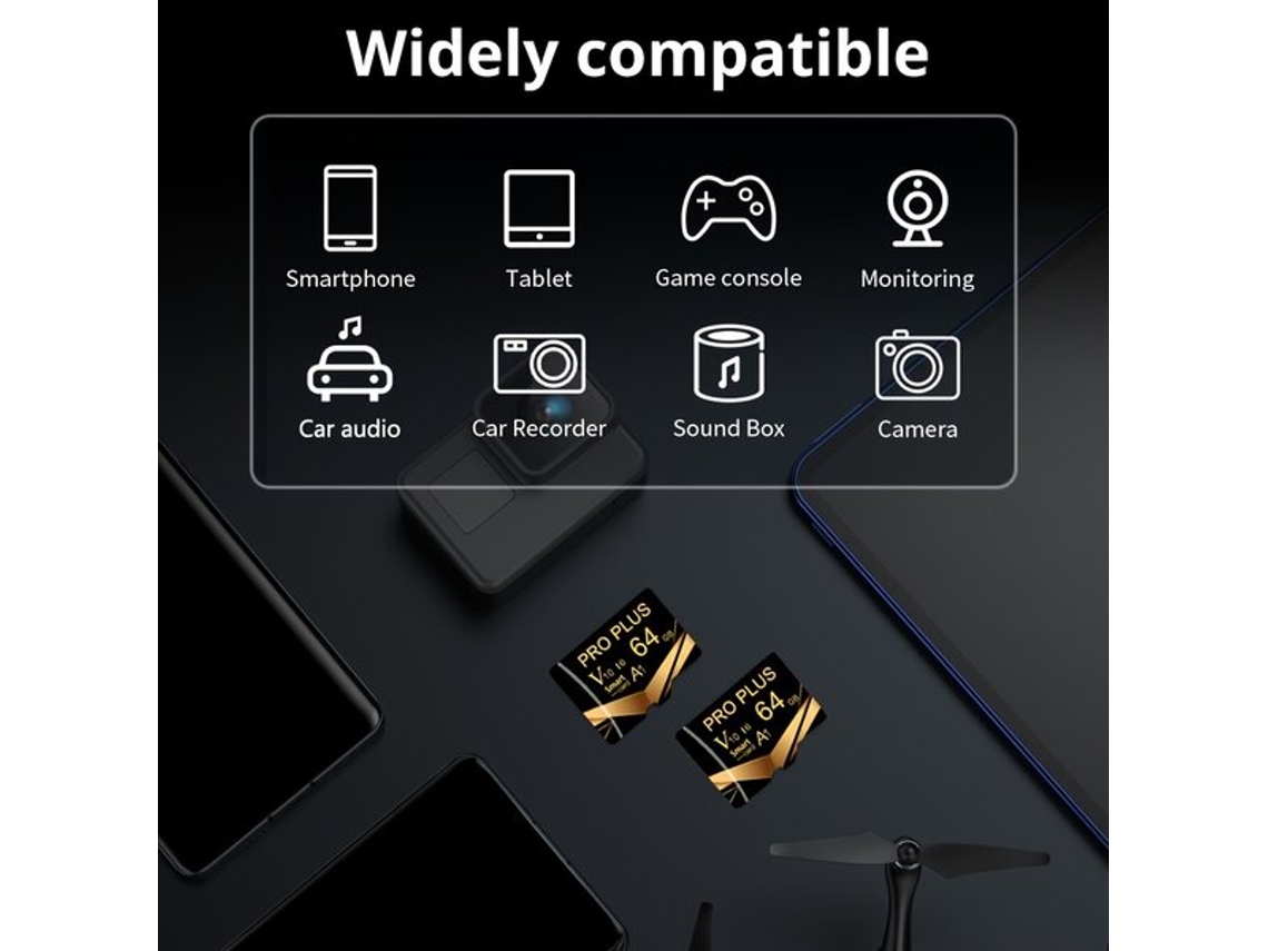Tarjeta Micro SD de alta velocidad con adaptador Vayotoyvayotoy