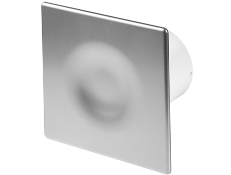 Ventilador extractor ORION con temporizador de 100 mm, panel frontal de ABS satinado, ventilación de techo y pared AWENTA