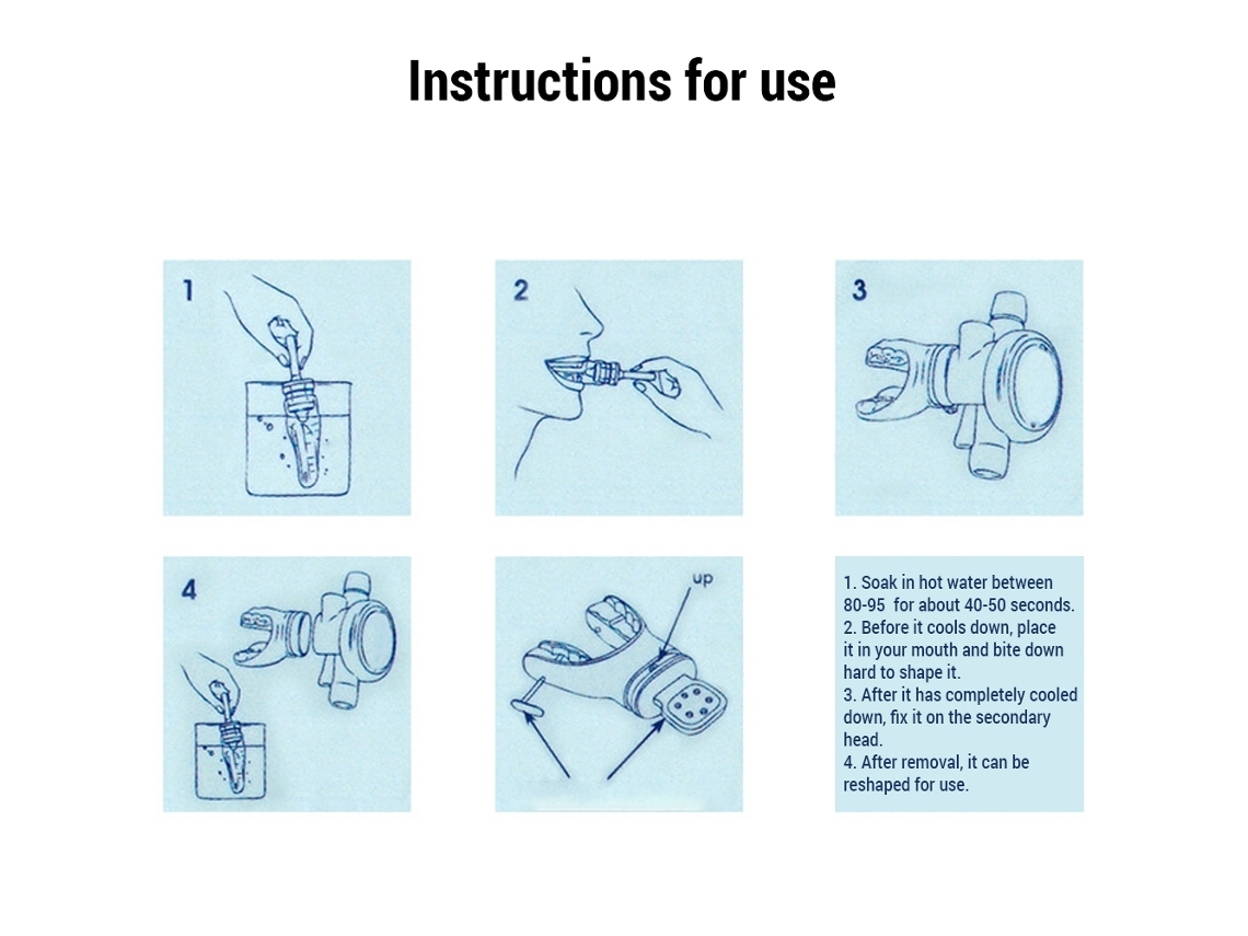 Boquilla Moldeable Para Buceo Y Snorkel: Cómoda Para Bucear Bajo El Agua.