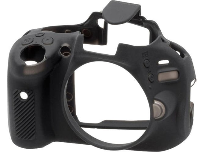 Funda silicona EASYCOVER Nikon D5100 Negro