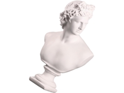 Figura De David, Artesanía Para Decoración Del Hogar, Escultura De Resina Blanca.